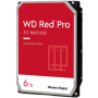 HDD NAS WD Red Pro 6TB CMR, 3.5'', 256MB, 7200 RPM, SATA, TBW: 550