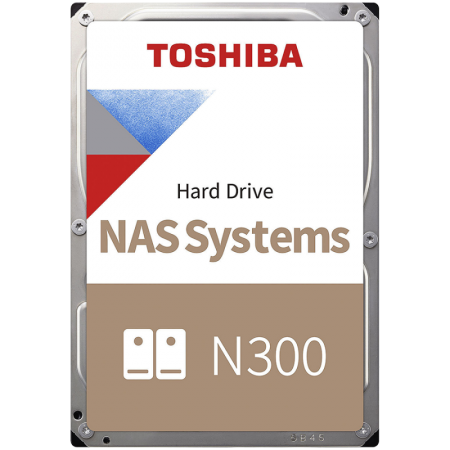 HDD NAS TOSHIBA N300 8TB CMR, 3.5'', 256MB, 7200RPM, SATA, RV Sensor, TBW: 180, RETAIL BOX