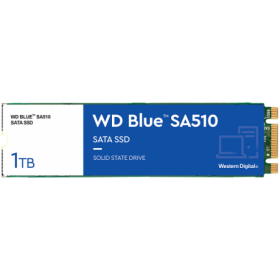 SSD WD Blue SA510 1TB SATA, M.2 2280, Read/Write: 560/520 MBps, IOPS 90K/82K, TBW: 400