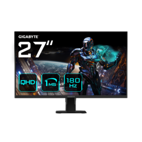 Gigabyte Monitor Gaming 27" SS IPS GS27QA, Non-glare, Rezolutie: 2560 x 1440(QHD), Luminozitate: 300 cd/m2, Contrast: 1000:1, Un