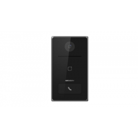 Post de exterior videointerfon IP Hikvision DS-KV6133-ME1 WIFI 1 x buton de apelare( pentru o singura familie- permite apelarea 