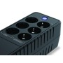 Conceptronic ZEUS05E 650VA 360W UPS, Schuko x 6 (3x surge protection 3x surge protection & battery backup), RJ45 In/Out, AVR, 11
