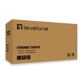 LevelOne GSW-1657 16-Port Gigabit Switch, 440 x 208 x 44 mm