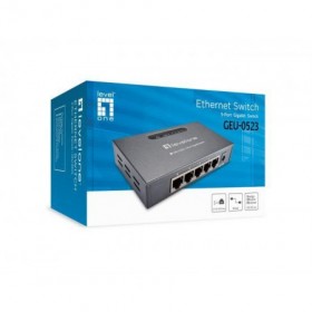 LevelOne GEU-0523  5-Port Gigabit Switch, 124 x 72 x 24 mm