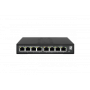 LevelOne GES-2108P Hilbert 8-Port Gigabit PoE Smart Lite Switch, 802.3at/af PoE, 8 PoE Outputs, 112.8W PoE Power Budget, 160 x 9