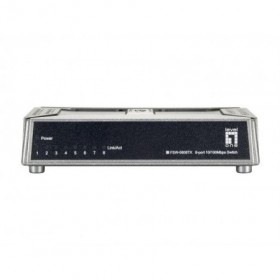 LevelOne FSW-0808TX  8-Port Fast Ethernet Switch, 69 x 30 x 125 mm