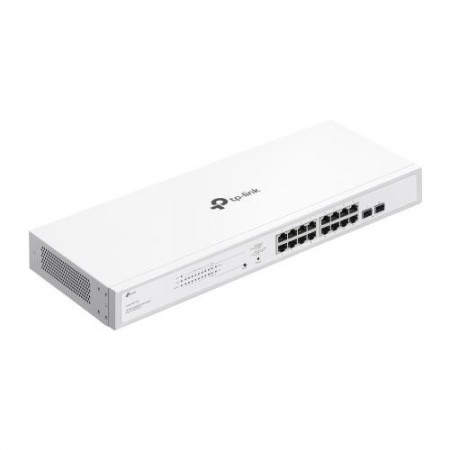 TP-LINK 18-Port Gigabit Smart Switch with 16-Port PoE+ FESTA FS318GP, Interfata: 16× 10/100/1000 Mbps RJ45 Ports (Auto Negotiati