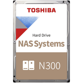 HDD NAS TOSHIBA N300 8TB CMR, 3.5'', 256MB, 7200RPM, SATA, RV Senso...