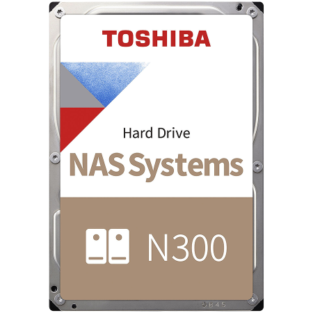 HDD NAS TOSHIBA N300 8TB CMR, 3.5'', 256MB, 7200RPM, SATA, RV Senso...