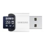 Card de Memorie MicroSDXC Samsung PRO Ultimate MB-MY256SB/WW 256GB, Class 10, UHS-I U3, V30, A2 + Adaptor USB