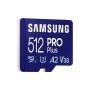Card de Memorie MicroSDXC Samsung PRO Plus MB-MD512SB/WW 512GB, Class 10 + adaptor