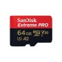 Card de Memorie MicroSDXC  SanDisk Extreme PLUS, 64GB, Clasa 10, R/W speed: up to 100MB/s/ 90MB/s, include adaptor SD (pentru te