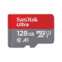 Card de Memorie MicroSDXC SanDisk Ultra, 128GB, Clasa 10, R/W speed: up to 100MB/s/, 90MB/s, include adaptor SD (pentru telefon)