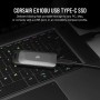SSD Portabil Corsair EX100U 2TB, viteza de citire 1600MB/s, viteza ...