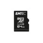 Card de Memorie MicroSDXC Emtec, 64GB, Clasa 10 UHS-I, R/W 20/12 MB/s, include adaptor SD, (pentru telefon)