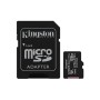 Card de Memorie MicroSDXC Kingston Select Plus, 128GB, Adaptor SD, Class 10