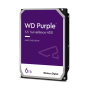 HDD Video Surveillance WD Purple 6TB CMR, 3.5'', 256MB, SATA, TBW: 180