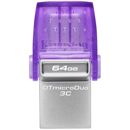 Kingston 64GB DataTraveler microDuo 3C 200MB/s dual USB-A + USB-C, ...