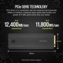 SSD CORSAIR MP700 PRO 1TB Air Cooler PCIe Gen5 x4 NVMe 2.0 M.2