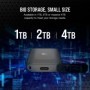 SSD Portabil Corsair 4TB USB 3.2 Black-Grey