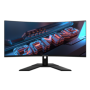 Gigabyte Monitor Gaming 34" GS34WQC, Non-glare, Rezolutie: 3440 x 1440 (WQHD), Luminozitate:300 cd/m2 (TYP), Contrast: 4000:1, u