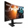 Gigabyte Monitor Gaming 34" GS34WQC, Non-glare, Rezolutie: 3440 x 1440 (WQHD), Luminozitate:300 cd/m2 (TYP), Contrast: 4000:1, u
