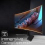 Gigabyte Monitor Gaming 34" GS34WQC, Non-glare, Rezolutie: 3440 x 1440 (WQHD), Luminozitate:300 cd/m2 (TYP), Contrast: 4000:1, u