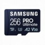 Card de Memorie MicroSDXC Samsung PRO Ultimate MB-MY256SB/WW 256GB, Class 10, UHS-I U3, V30, A2 + Adaptor USB