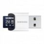 Card de Memorie MicroSDXC Samsung PRO Ultimate MB-MY256SB/WW 256GB, Class 10, UHS-I U3, V30, A2 + Adaptor USB
