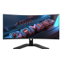 Gigabyte Monitor Gaming 34" GS34WQC, Non-glare, Rezolutie: 3440 x 1440 (WQHD), Luminozitate:300 cd/m2 (TYP), Contrast: 4000:1, u