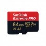 Card de Memorie MicroSDXC  SanDisk Extreme PLUS, 64GB, Clasa 10, R/W speed: up to 100MB/s/ 90MB/s, include adaptor SD (pentru te
