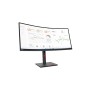 Monitor Lenovo ThinkVision T34w-30, 34" (3440x1440) WLED, Anti-glare, Curvature: 1500R, Speakers: Modular Soundbar Support, View