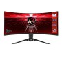 Monitor Gaming Asrock curbat PG34WQ15R2B, diagonala: 34", Aspect: 21:9, anti-glare, Rezolutie: 3440 x 1440, Refresh rate: 165Hz,