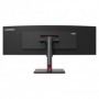 Monitor Lenovo ThinkVision P49w-30, 49'' IPS, DQHD (5120x1440), Anti- glare, 32:9, Curvature: 3800R, Brightness: 350 nits, Contr