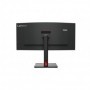Monitor Lenovo ThinkVision T34w-30, 34" (3440x1440) WLED, Anti-glare, Curvature: 1500R, Speakers: Modular Soundbar Support, View