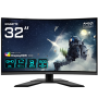 Monitor LED Gigabyte G32QC A-EK, 31.5inch, QHD VA, 1ms, 165Hz, negru