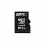 Card de Memorie MicroSDXC Emtec, 64GB, Clasa 10 UHS-I, R/W 20/12 MB/s, include adaptor SD, (pentru telefon)