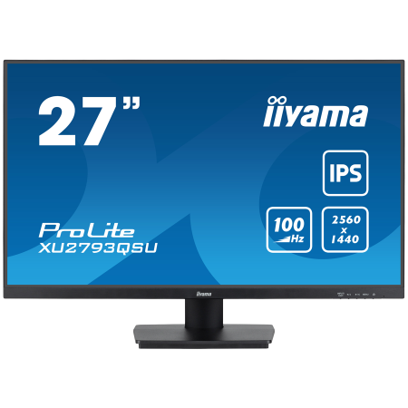 IIYAMA Monitor LED XU2793QSU-B7 27" IPS 2560 x 1440 @100Hz 16:9 300...