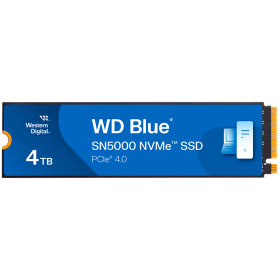 SSD WD Blue SN5000 4TB M.2 2280 PCIe Gen4 x4 NVMe QLC, Read/Write: ...