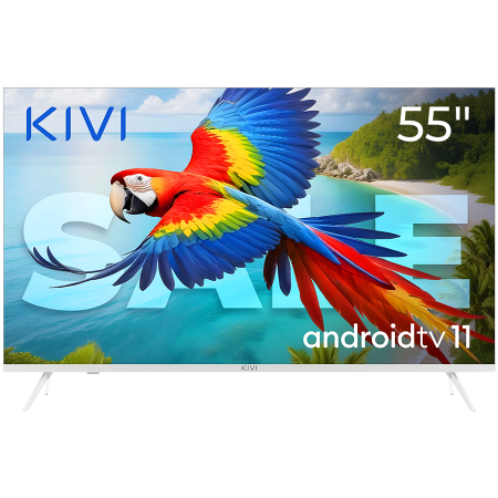 55', UHD, Android TV 11, White, 3840x2160, 60 Hz, Sound 2x12W, 83 k...