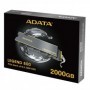 SSD Adata Legend 800, 2TB, M.2 2280, PCIe Gen3x4, NVMe, R/W speed 2500MBs/2000MBs