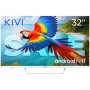 32", White, HD 2k, Android TV 11, Black, 1920x1080, 60 Hz, AV1, Sou...