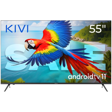 55', UHD, Android TV 11, Black, 3840x2160, 60 Hz, Sound 2x12W, 83 k...