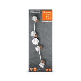 Spot LED cvadruplu ajustabil Ledvance DECOR CORK, 4xGU10, 4x3.4W, 9...