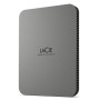 HDD Extern LaCie Mobile Drive Secure 5TB, USB 3.1 Type C, Up to 130MB/s, Password protection, Rescue Data Recovery Services 3 an