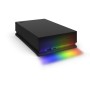 HDD Extern SEAGATE FireCuda Gaming HUB 8TB, 1x USB 3.2 Type-C, 1x USB 3.0 Type-A, Rescue Data Recovery Services 3 ani, RGB LED l