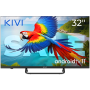 32", Black, HD 2k, Android TV 11, Black, 1920x1080, 60 Hz, AV1, Sou...