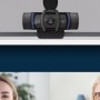 Camera web Logitech Pro HD Webcam C920s, rezolutie video 1920 x 1080, interfata USB, dimensiuni 94 x 29 x 24 mm, negru