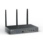 "Omada AX3000 Wi-Fi 6 Gigabit VPN Router PORT: 1× Gigabit SFP WAN/LAN Port, 1× Gigabit RJ45 WAN Port, 4× Gigabit WAN/LAN RJ45 Po