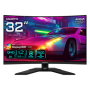 Monitor Gaming Gigabyte M32QC 31.5", VA, 2560 x 1440 (QHD), Non-glare, Brightness, 350 cd/m2 (TYP), Contrast Ratio:3000:1, Viewi